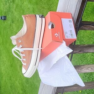 Converse brown low tops